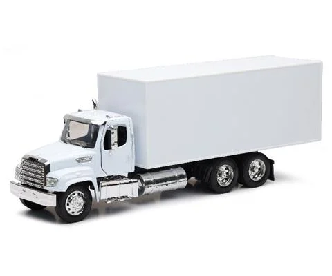 Freightliner 114SD Box Truck in White - NEW-RAY