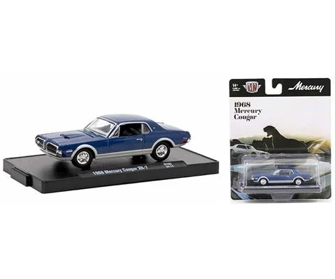 1968 Mercury Cougar XR-7 in Blue with SIlver Accents