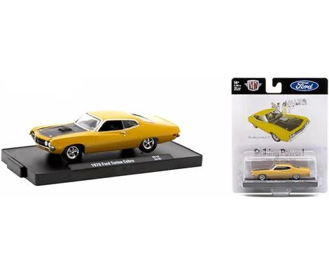 1970 Ford Torino Cobra in Yellow with Black Accents - M2MACHINES