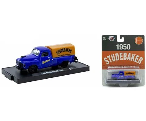 1950 Studebaker 2R Truck in Blue - M2MACHINES