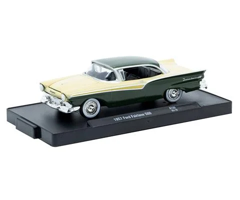 1957 Ford Fairlane 500 in Green and Cream - M2MACHINES