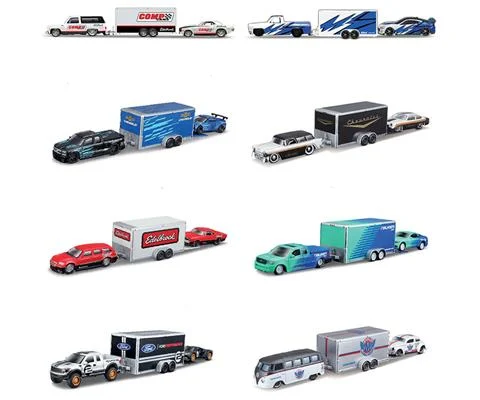 Maisto Design Racing Team Haulers 6-Piece Factory Sealed CASE