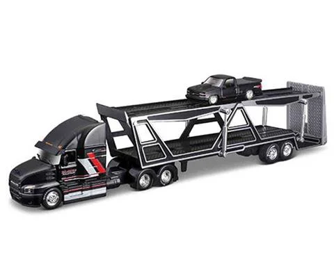Kenzies Transport Service - Mack Anthem in Black with 1993 Chevrolet 454 SS Pickup in Black