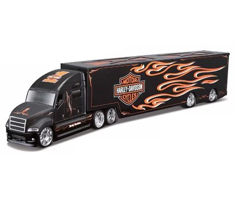 Harley-Davidson Highway Hauler in Black with Flame Graphics