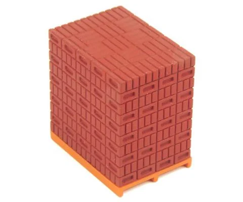30 Pallets of Red Brick - Each pallet is a separate piece