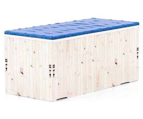 WSI Loads - Low Wooden Box with Tarpaulin