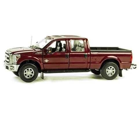 Ford F250 Crew Cab Pickup Truck with Short Bed RHD in Burgandy - SWORD
