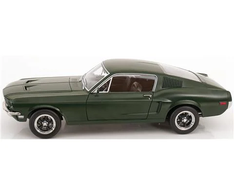 1968 Ford Mustang GT Fastback in Matte Dark Green - KK SCALE