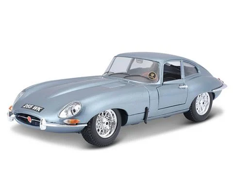 1961 Jaguar E Coupe in Metallic Silver-Blue