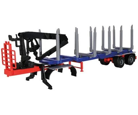 Log Trailer with Loading Crane - KIBRI