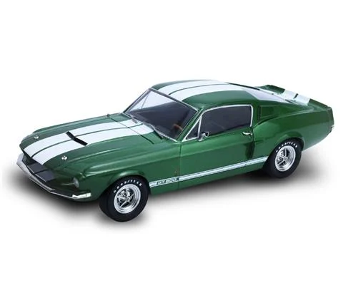 1967 Shelby GT500 in Dark Moss Green with White Stripes Featuring New Tooling - HIGHWAY 61