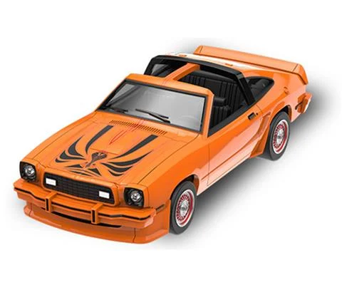 1978 Ford Mustang King Cobra II in Tangerine and Black - GREENLIGHT