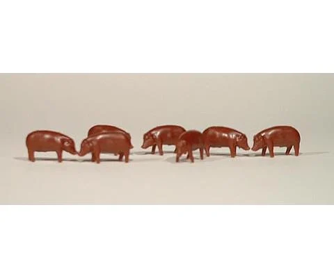 Pigs/Hogs - Duroc Brown - Bag of 25
