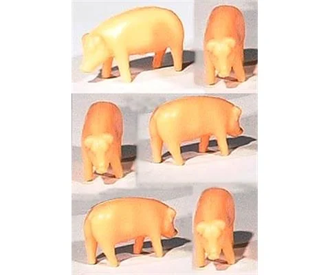 Pigs/Hogs - Pink - Bag of 25