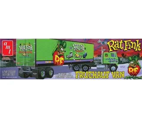 Rat Fink - Fruehauf Beaded Van Trailer Hauler