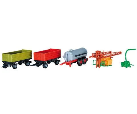 Farm Implement Trailers - 5-Piece Set
