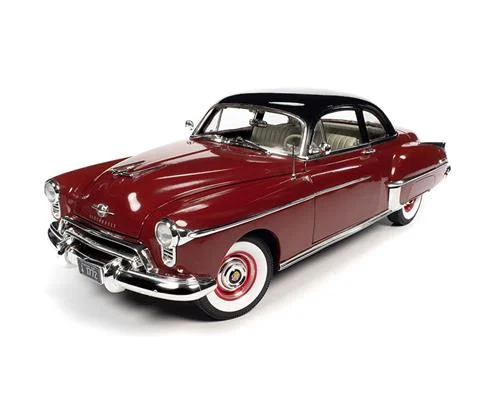 1950 Oldsmobile 88 Holiday Coupe in Chariot Red - AMERICAN MUSCLE