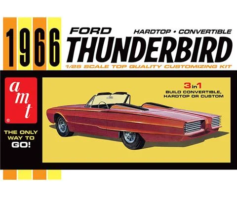 1966 Ford Thunderbird Hardtop Convertible - AMT