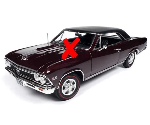 1966 Chevrolet Chevelle SS396 in Madiera Maroon - AMERICAN MUSCLE