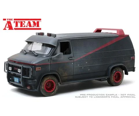 B A s 1983 GMC Vandura Weathered Version with Bullet Holes - The A-Team 1983-87 TV Series