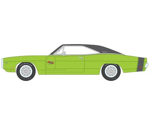 1970 Dodge Charger R/T in FJ5 Sublime Green - AMERICAN MUSCLE
