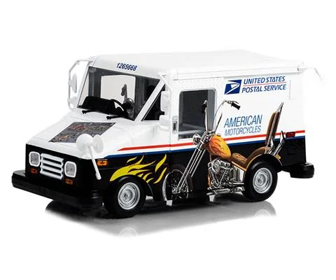 American Motorcycles Collectible Stamps LLV - United States Postal Service USPS Long-Life Postal Delivery Vehicle LLV
