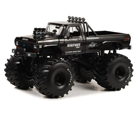 Bigfoot #1 - 1974 Ford F-250 Monster Truck with 66 Tires - Black Bandit Edition