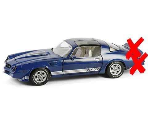 1980 Chevrolet Camaro Z/28 with T-Tops in Dark Blue with Charcoal Tri Color Stripes