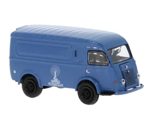 Radio Saarbrucken - 1950 Renault 1000kg Box Wagon Van in Blue
