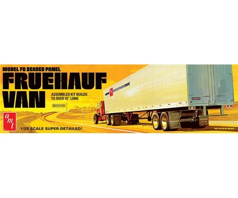 Fruehauf 40 Beaded Van Trailer - AMT