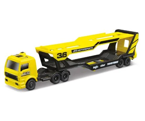 Car Transporter in Yellow and Black - JES Motorsports Graphics