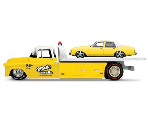 1957 Chevrolet Flatbed Hauling a 1987 Chevrolet Caprice - Elite Transport Series