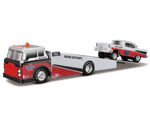Ramp Truck Hauling a 1957 Chevrolet Bel Air - Elite Transport Series