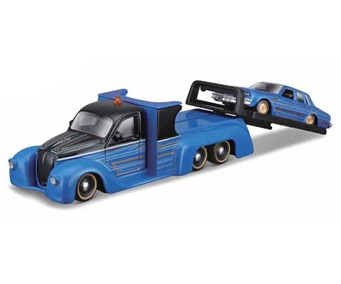 1987 Chevrolet Caprice Missile Tow Flatbed in Blue and Black - Allstars Elite Transport Rescue