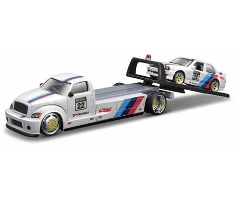 1988 BMW M3 Flatbed In White Blue and Red - Elite Transport Series