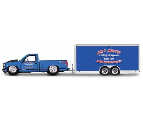 Cole Joseph Motorsports - 1993 Chevrolet 454 SS Pickup with Car Trailer - Tow and Go Series