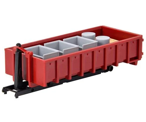 Roll Off Container with Loading Hook and Construction Accessories - KIBRI