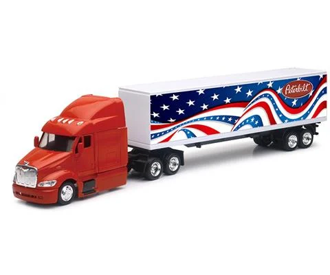 Peterbilt 387 Tractor with Patriotic Graphics - NEW-RAY