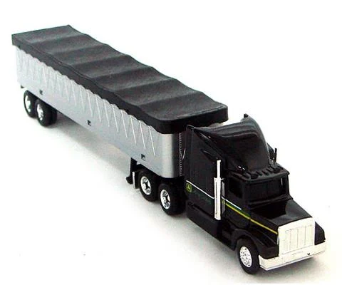 John Deere Grain Semi Tractor and Grain Trailer - TBE15978