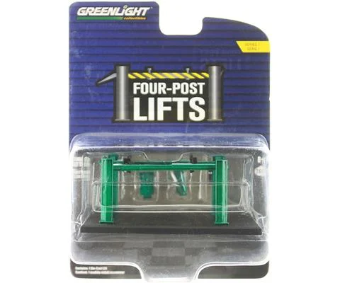 Four-Post Lift in Blue