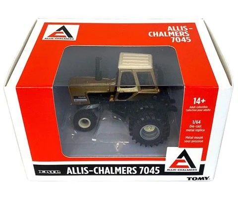 Allis-Chalmers 7045 Tractor with Dual Rear Wheels - CHASE UNIT IN GOLD PAINT SCHEME