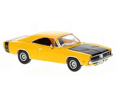 1969 Dodge Charger in Dark Yellow and Black - BREKINA