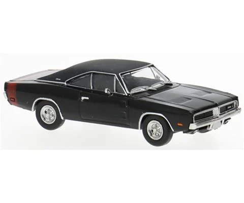 1969 Dodge Charger in Black - BREKINA