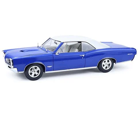 1966 Pontiac GTO in Barrier Blue with White Top - HIGHWAY 61