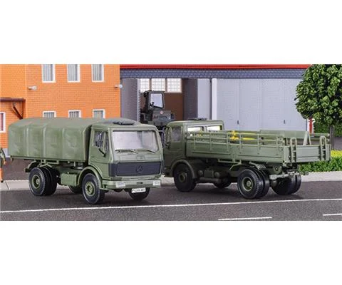 Mercedes-Benz 1017 and 1017A Military Flatbed Trucks