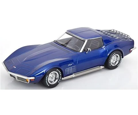 1972 Chevrolet Corvette Stingray C3 in Blue Metallic - KK SCALE