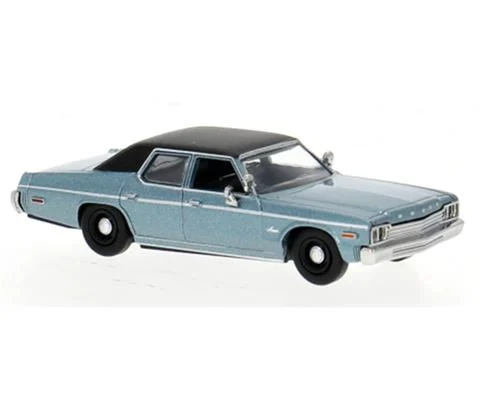 1974 Dodge Monaco in Metallic Green Blue with Black Top - BREKINA