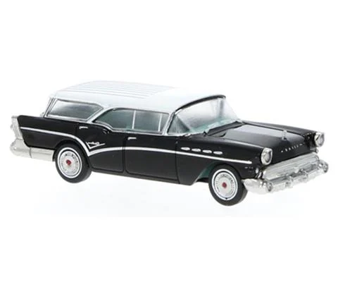 1957 Buick Century Caballero in Black and White - BREKINA