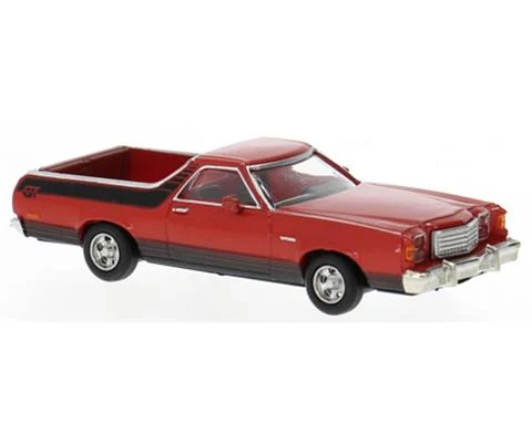 1977 Ford Ranchero GT in Red - BREKINA