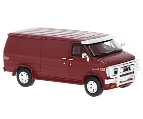 1983 GMC Vandura in Dark Red - BREKINA